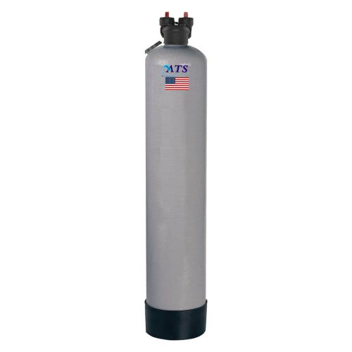ats upflow point of entry poe whole home carbon filter gray black tank american flag