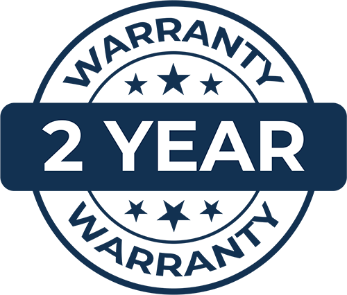 year warranty badge